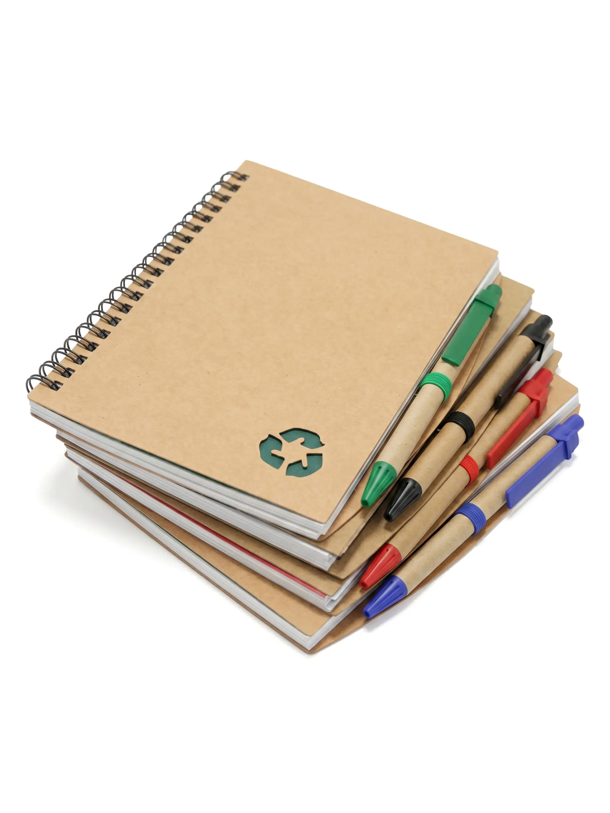 Mezepa - Eco-Friendly Die-Cut Notebook with Matching Pen branded office stationery Qatar — Mezepa - Eco-Friendly Die-Cut Notebook with Matching Pen